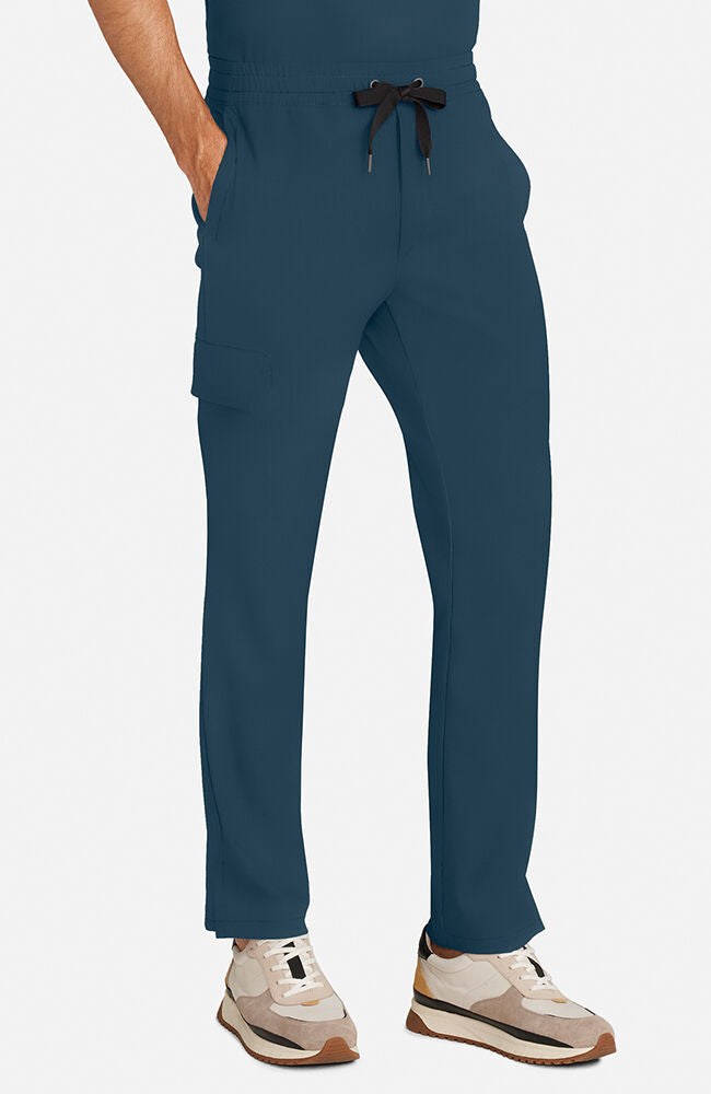 Drawstring Scrub Pant in Caribbean Blue – Men | Healing Hands
