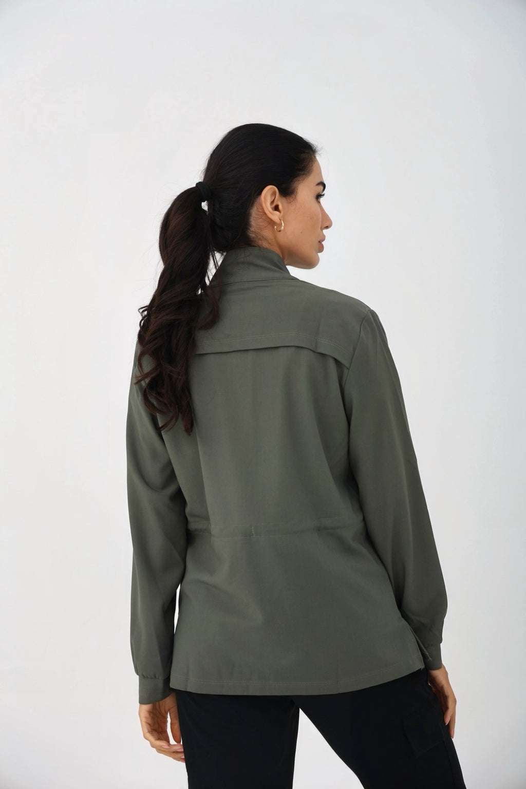 Brook Zip Jacket in Olive – Women | Healing Hands