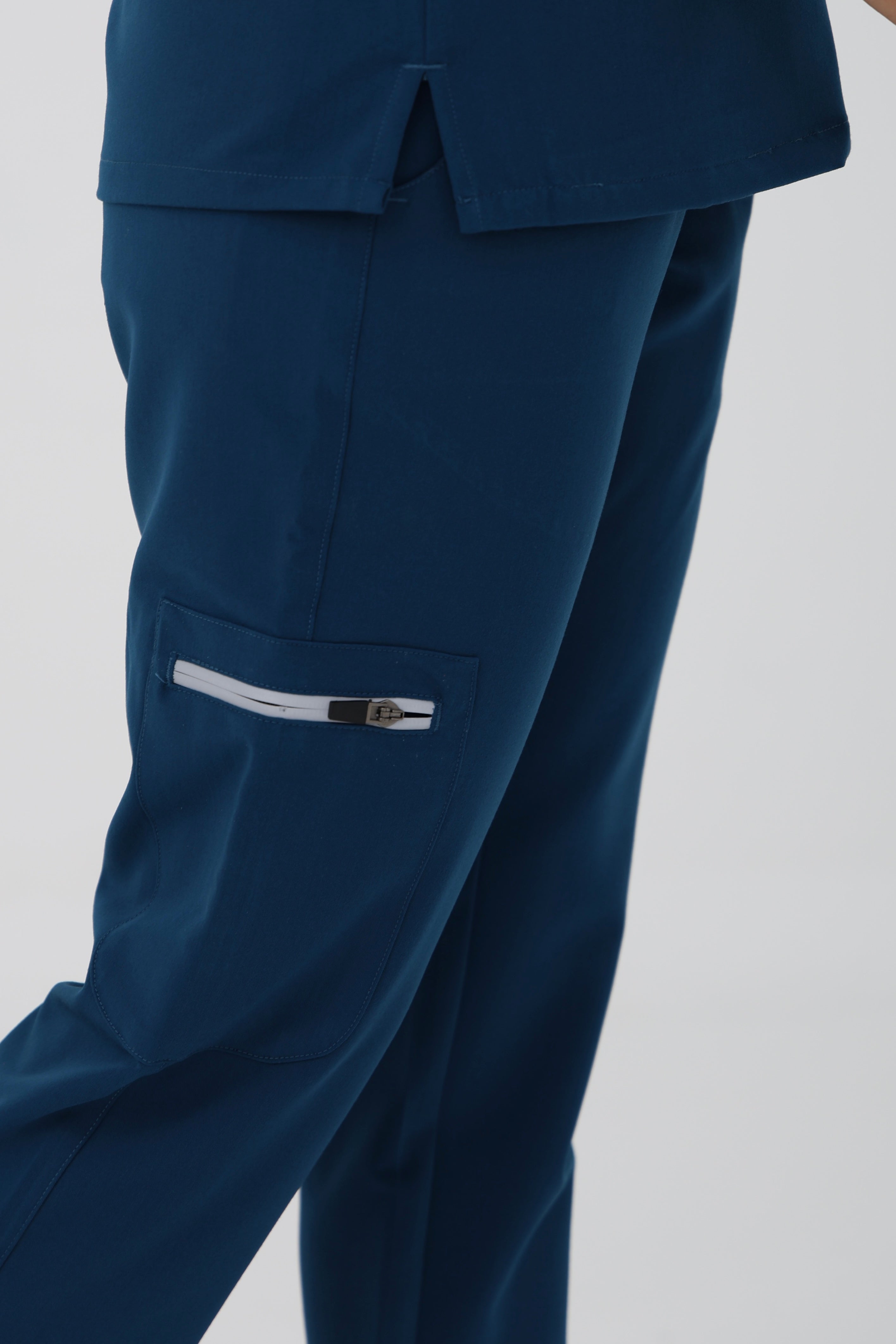 Forli Scrub Bottom in Caribbean Blue – Women | Coolmedz