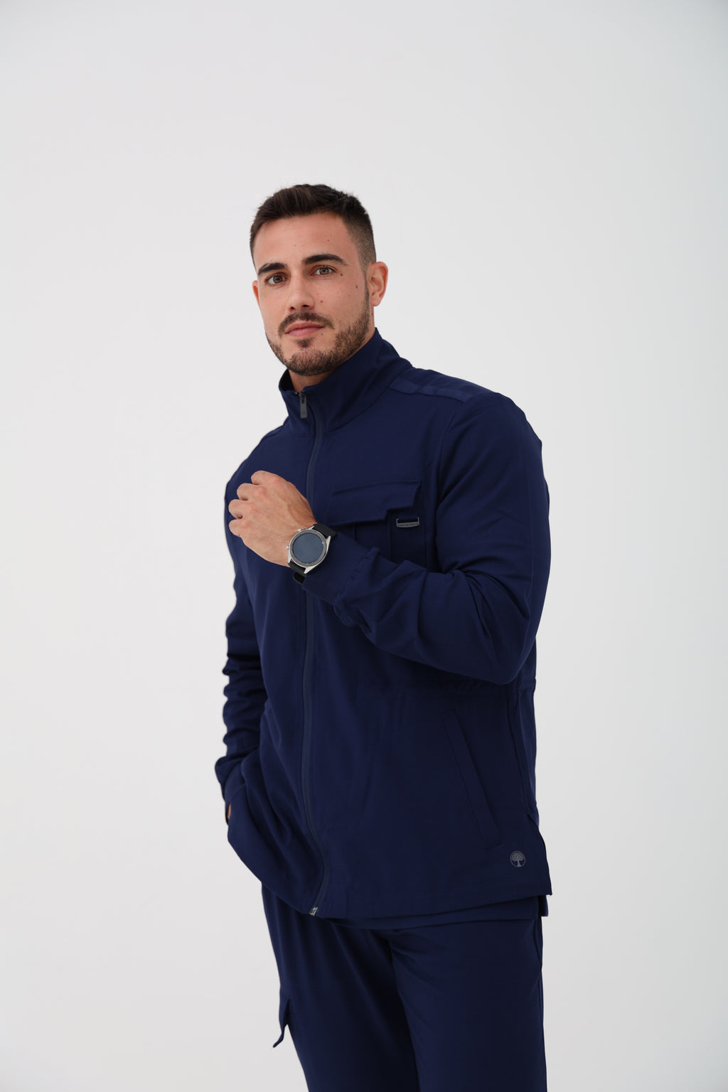 Austin Utility Jacket in Navy – Men | Healing Hands