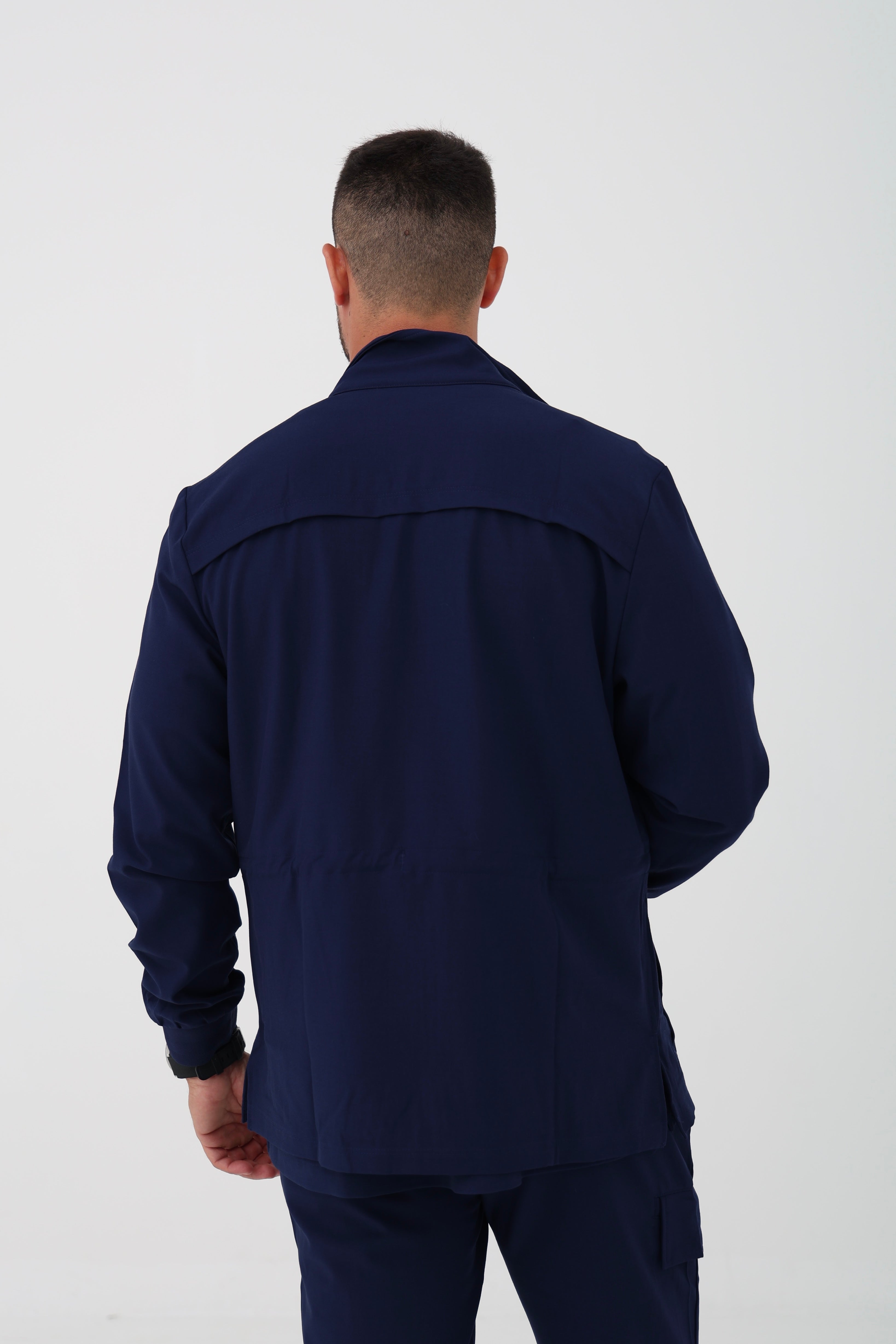 Austin Utility Jacket in Navy – Men | Healing Hands