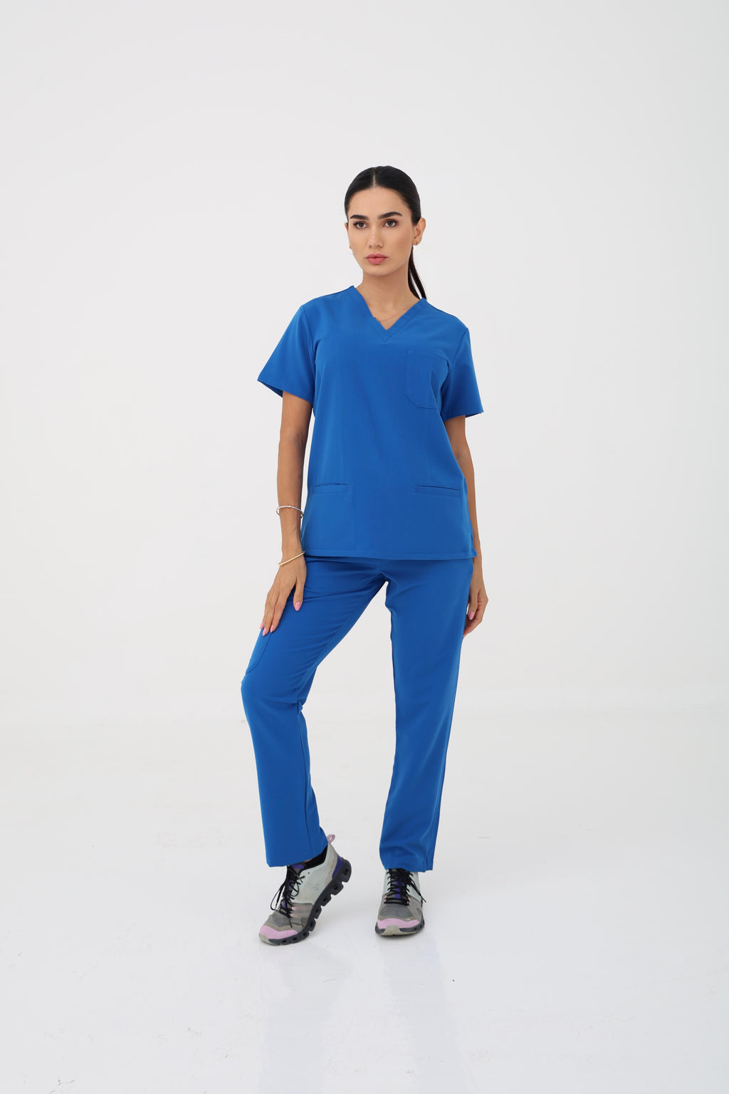 Verona Scrub Top in Ocean Blue – Women | Coolmedz