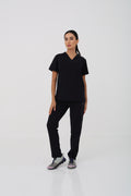 Verona Scrub Top in Black – Women | Coolmedz