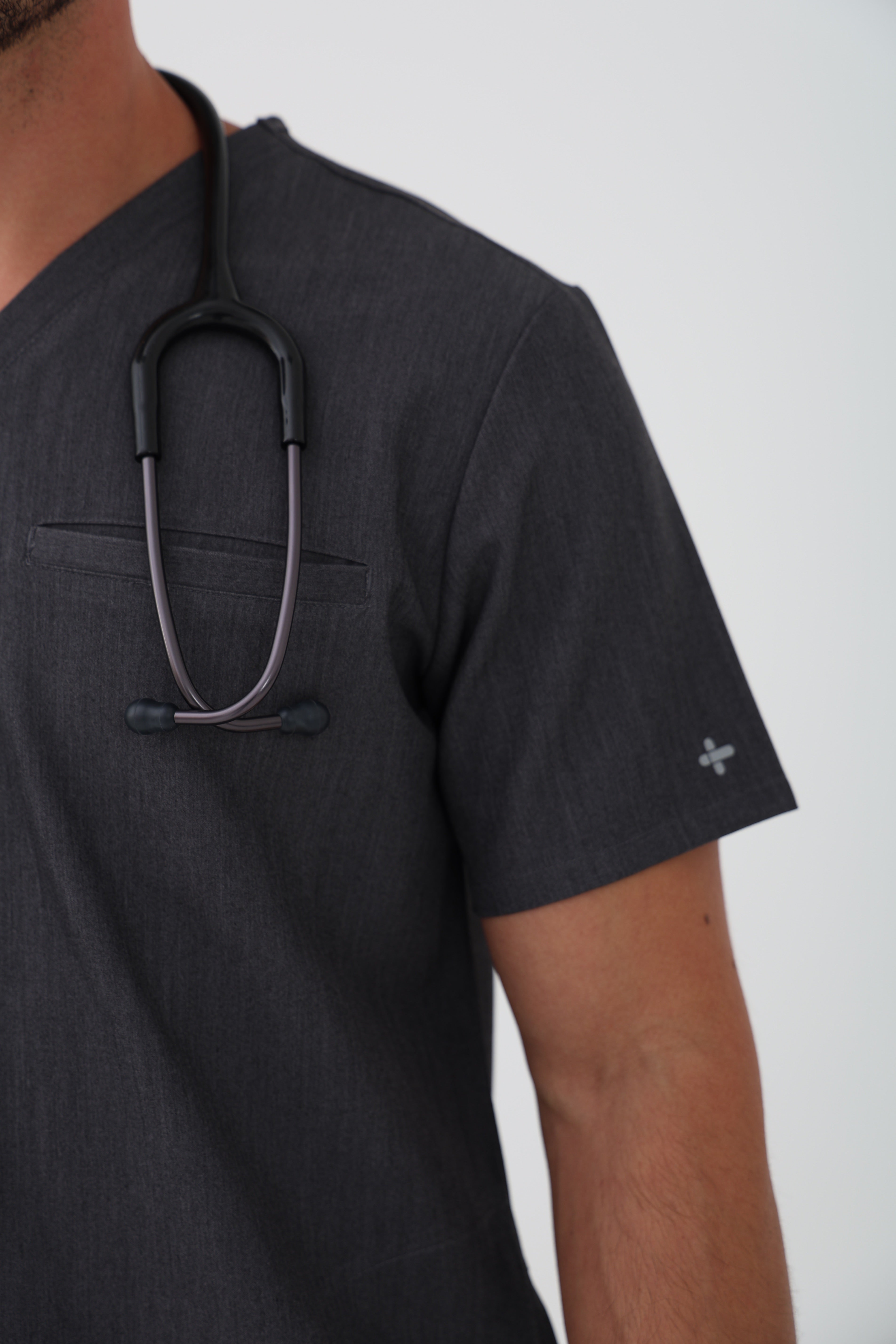 Coolmedz Scrub top in Charcoal  – Men | Coolmedz