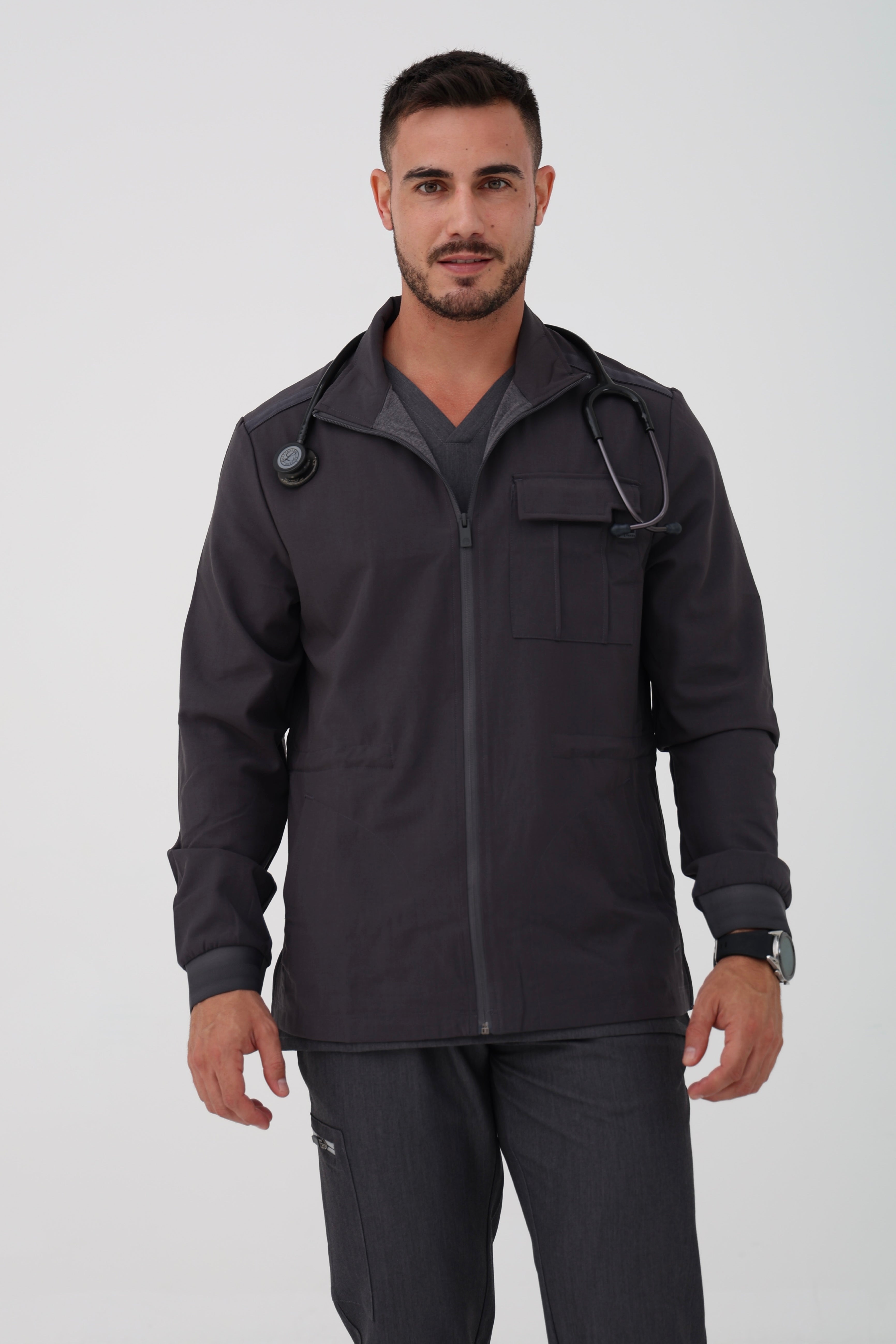 Austin Utility Jacket in Pewter – Men | Healing Hands