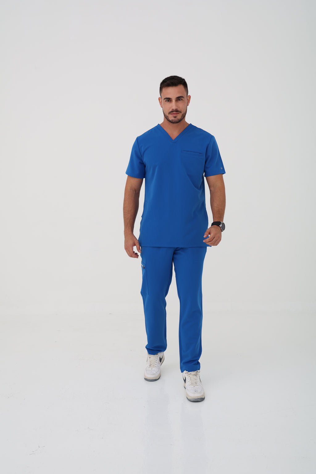 Coolmedz Scrubs top in Ocean Blue – Men | Coolmedz