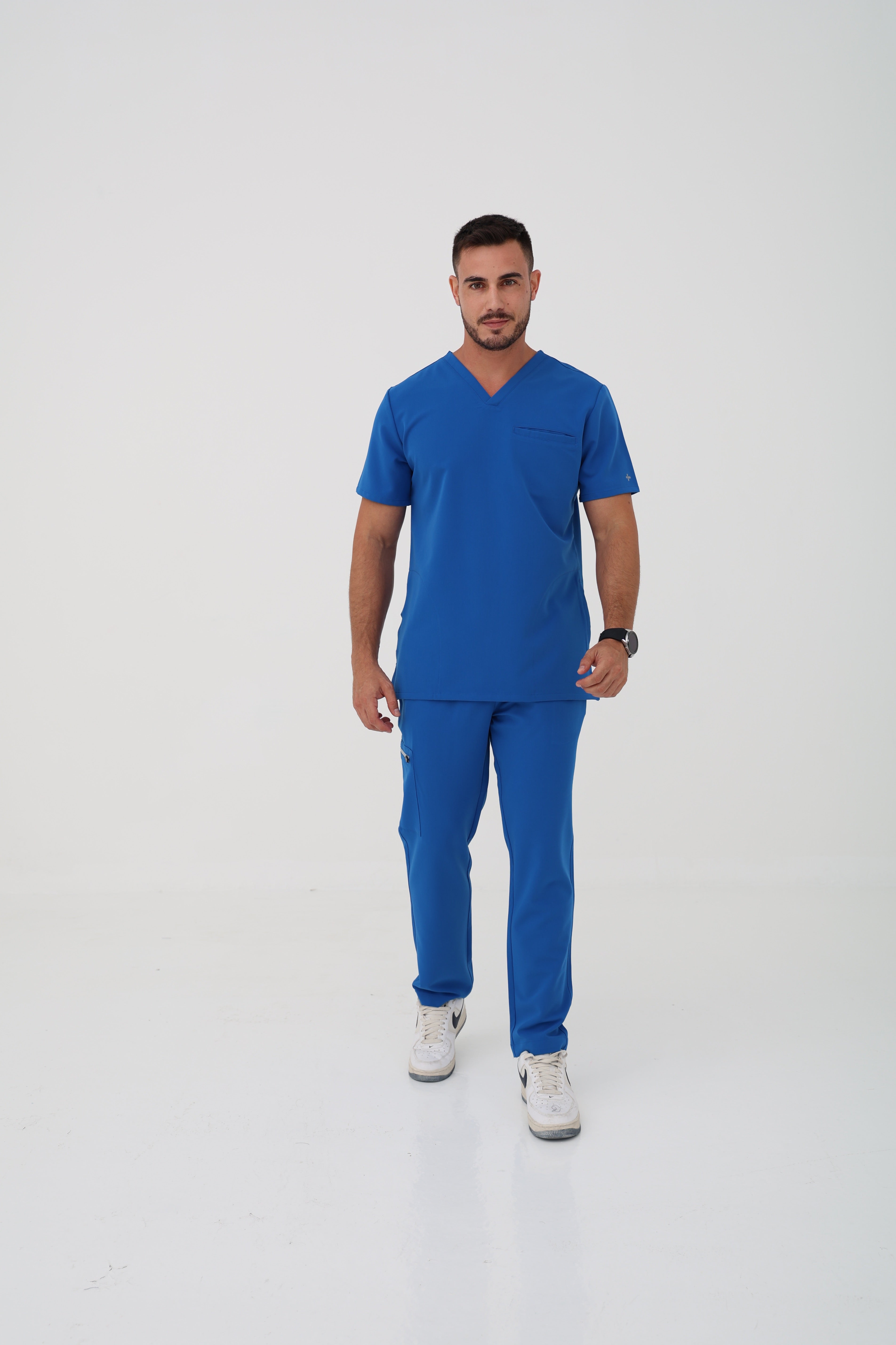 Coolmedz Scrubs top in Ocean Blue – Men | Coolmedz