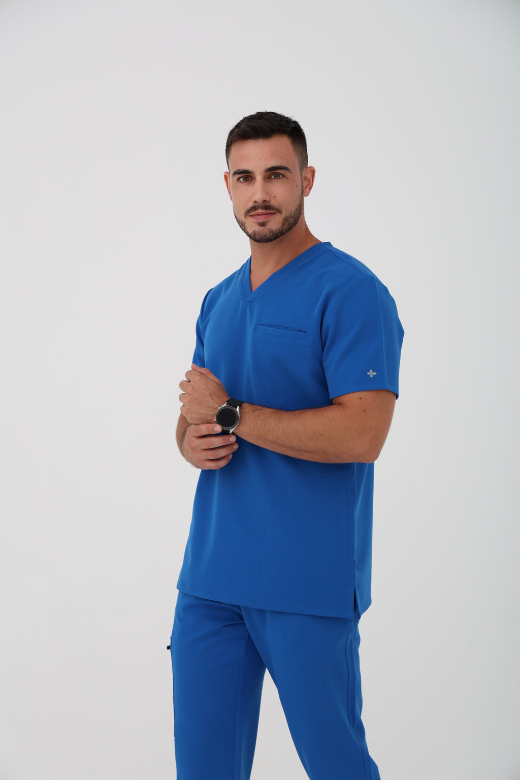 Coolmedz Scrubs top in Ocean Blue – Men | Coolmedz