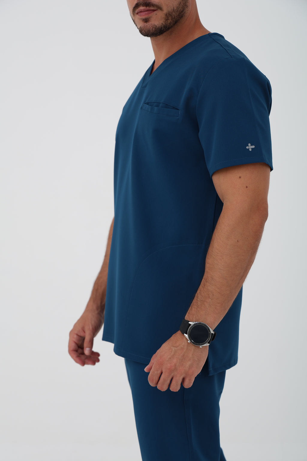 Coolmedz Scrub Top in Caribbean Blue – Men | Coolmedz