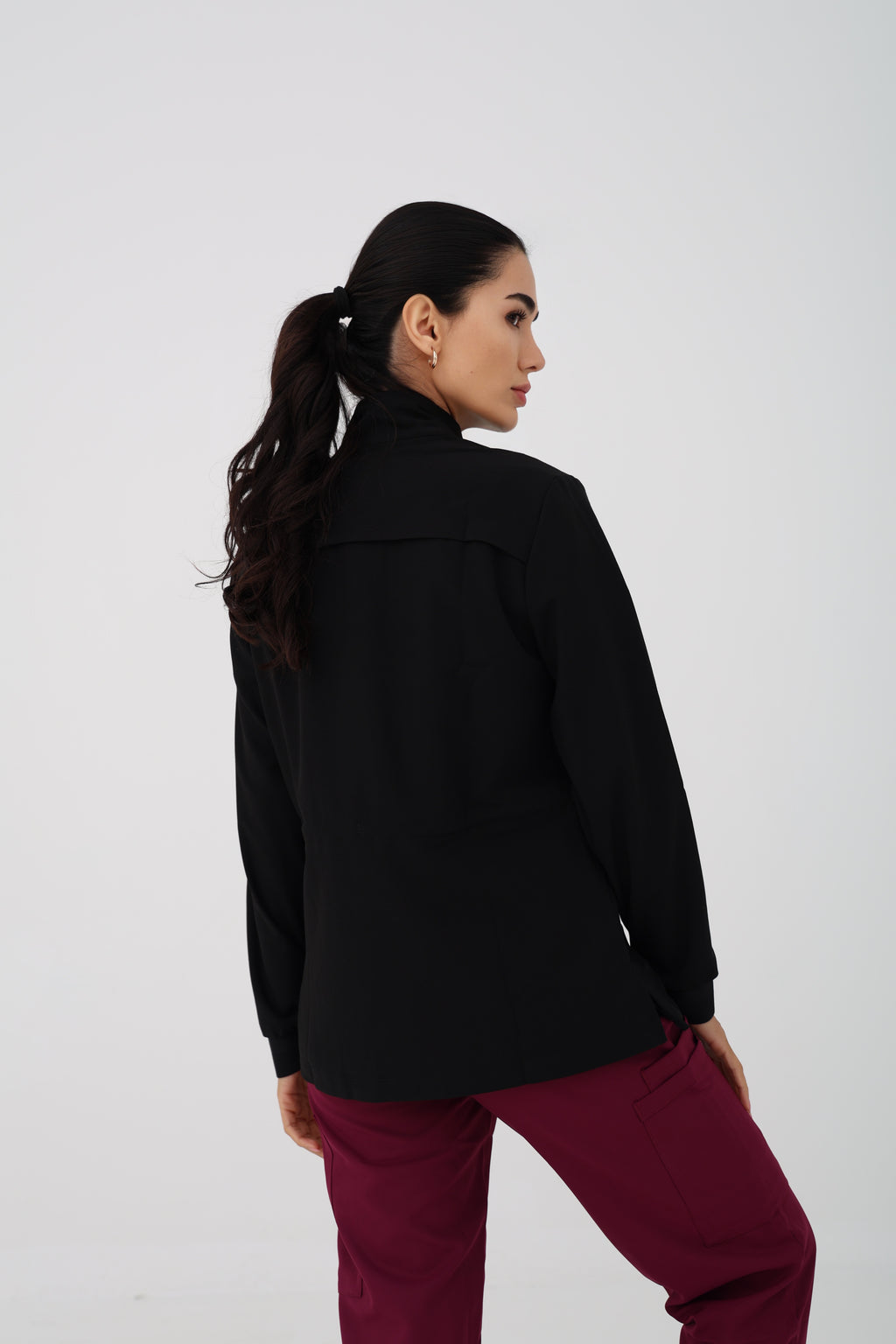 Brook Zip Jacket in Black – Women | Healing Hands
